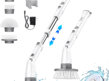 Amazon Black Friday! Unleash the power of technology for a smarter, easier, and more efficient way to clean with this Electric Spin Scrubber for just $34.99 After Coupon (Reg. $59.99)