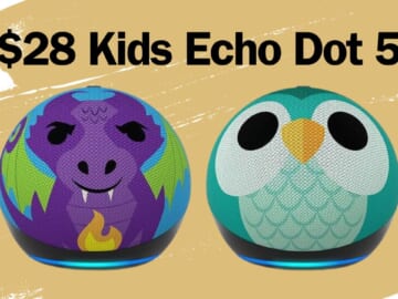 Lowest Price Kids Echo Dot 5 | $27.99 (reg. $60)