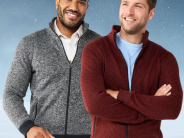 Kohl’s Black Friday! Men’s Sonoma Goods For Life Fleece Sweater Jacket $13.66 After Code + Kohl’s Cash (Reg. $40) + Free Shipping – 6 Colors – S to XXL