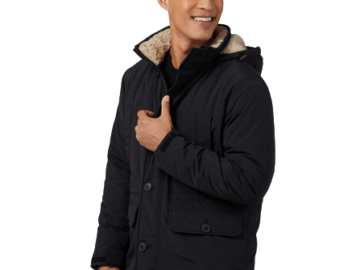 32 Degrees Men's Commuter Tech Sherpa-Lined Parka for $30 + free shipping w/ $32