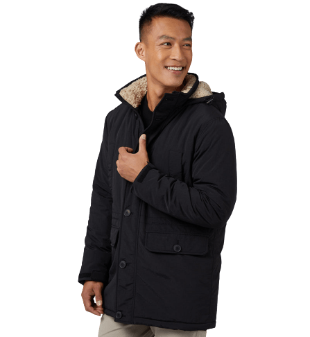 32 Degrees Men's Commuter Tech Sherpa-Lined Parka for $30 + free shipping w/ $32