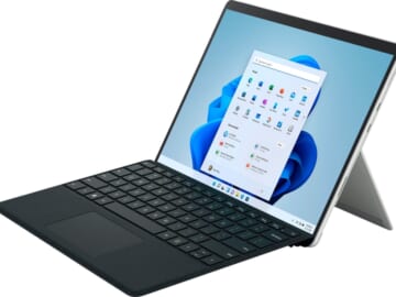 Microsoft Surface Pro 8 11th-Gen. i5 128GB 13" Windows 11 Tablet w/ Keyboard for $636 + free shipping