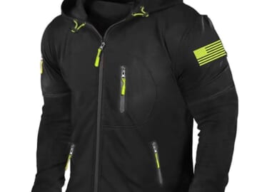 Usportsjournal Men's Full-Zip Jacket for $11 + $9 shipping