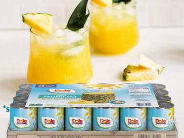 Dole All Natural 100% Pineapple Juice 24-Count Cans $10.72 (Reg. $28.98) – 45¢/Can