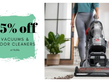 Over 75% off Vacuums at Kohl’s Starting Today!