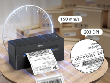 Amazon Black Friday! Ensure a quick and precise label printing with this Bluetooth Thermal Shipping Label Printer for just $59.39 After Code + Coupon (Reg. $175.99) + Free Shipping