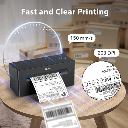 Amazon Black Friday! Ensure a quick and precise label printing with this Bluetooth Thermal Shipping Label Printer for just $59.39 After Code + Coupon (Reg. $175.99) + Free Shipping