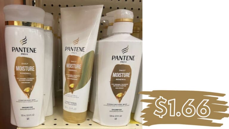 $1.66 Pantene Haircare at Walgreens
