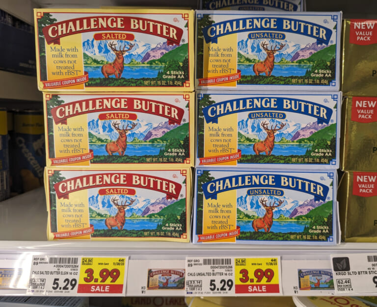 Challenge Butter Just $3.49 At Kroger (Regular Price $5.29!)