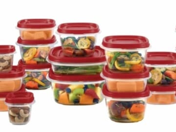 Rubbermaid Easy Find Vented Lids Food Storage Containers, 38-Piece Set