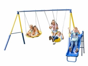 Sportspower Super Saucer Metal Swing Set only $99.99 shipped (Reg. $229!)