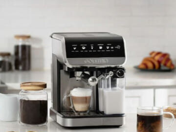 Walmart Black Friday! Gourmia One-Touch Espresso Maker $50 Shipped Free (Reg. $119) – with Automatic Frothing