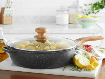Walmart Black Friday! The Pioneer Woman 4-Qt Jumbo Frying Pan $18 – Charcoal or Linen