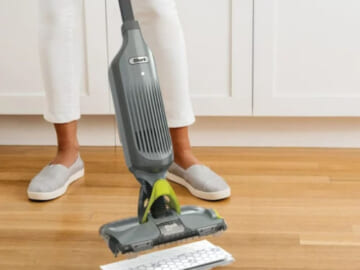 Shark VACMOP Pro Cordless Hard Floor Vacuum Mop $49.99 Shipped Free (Reg. $100)  – With 2 Disposable VACMOP Pads + 12 Oz. Cleaner