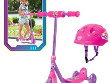 Walmart Black Friday! PAW Patrol Kids’ 3-Wheel Scooter & Helmet Set $18 Shipped Free (Reg. $43) – Pink or Blue