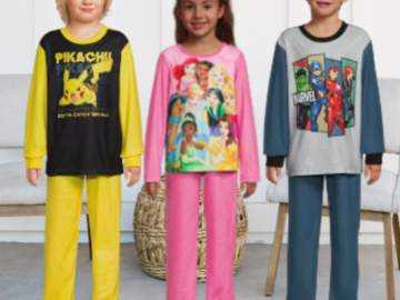 Walmart Black Friday! Kids’ Character 2-Piece Pajama Sets $6 – Lots of Cute Options