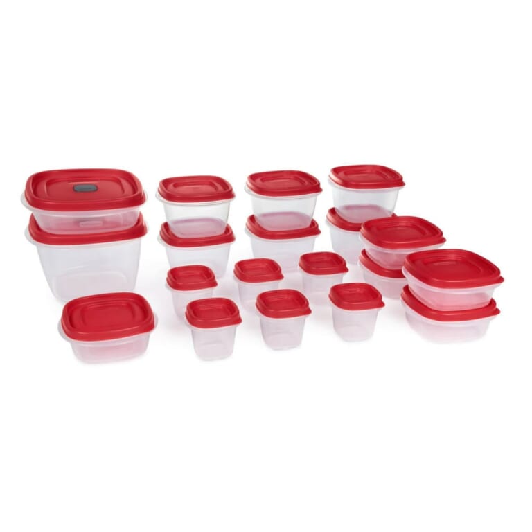 Rubbermaid 38-Piece Food Storage Container Set for $9 + free shipping w/ $35