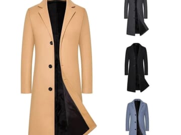 Men's Trench Coat for $20 + $10 shipping