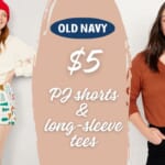 Old Navy | $5 Long Sleeve Tees, $5 PJ Shorts, $4 Beanies | Today Only!