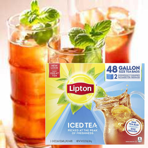 Amazon Black Friday! Lipton Gallon-Sized Iced Tea Bags, 48-Count $3.73 (Reg. $5) – 8¢/Bag