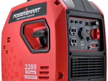 PowerSmart 2,200W Super Quiet Gasoline-Powered Generator for $340 + free shipping
