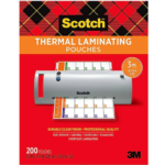 Amazon Black Friday! Scotch Thermal Laminating Pouches, 200-Pack $19.35 (Reg. $43.29) – 10¢/pouch!