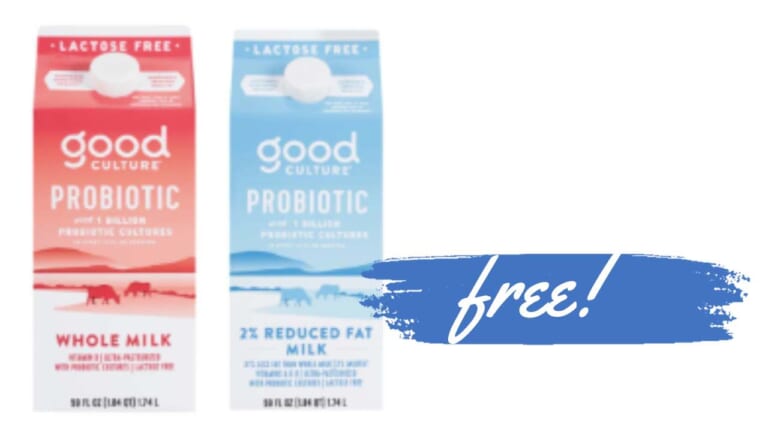 FREE Good Culture Probiotic Milk