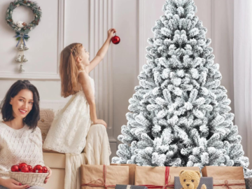 Walmart Black Friday! Snow Flocked 8FT Christmas Tree $99.99 Shipped Free (Reg. $140)