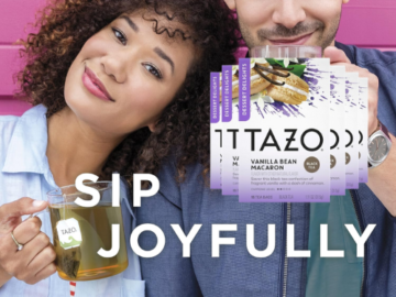 Amazon Black Friday! TAZO 90-Count Dessert Delights Vanilla Bean Macaron Tea Bags as low as $14.28 Shipped Free (Reg. $22.41) – 16¢/Tea Bag
