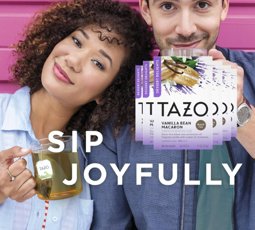 Amazon Black Friday! TAZO 90-Count Dessert Delights Vanilla Bean Macaron Tea Bags as low as $14.28 Shipped Free (Reg. $22.41) – 16¢/Tea Bag