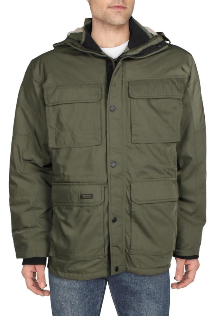London Fog Men's Crossville Parka Coat for $29 + free shipping