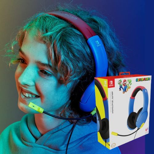 Amazon Black Friday! PDP Gaming AIRLITE Stereo Headset with Mic $12.50 (Reg. $25) – for Nintendo Switch/Switch Lite/OLED (Mario Dash Blue)