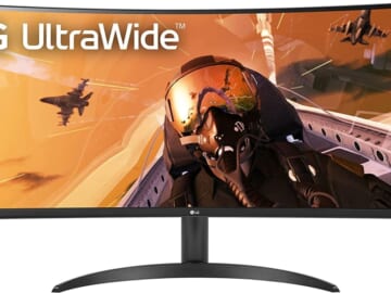 LG 34" Ultrawide 1440p Curved FreeSync LED Monitor for $200 + free shipping