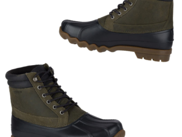 Sperry Men’s Top-Sider Brewster Duck Boots (Dark Olive) $29.38 Shipped Free (Reg. $48.98)