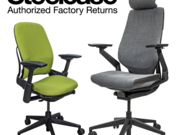 Open Box Steelcase Authorized Factory Return Office Chairs: 40% to 50% off + free shipping