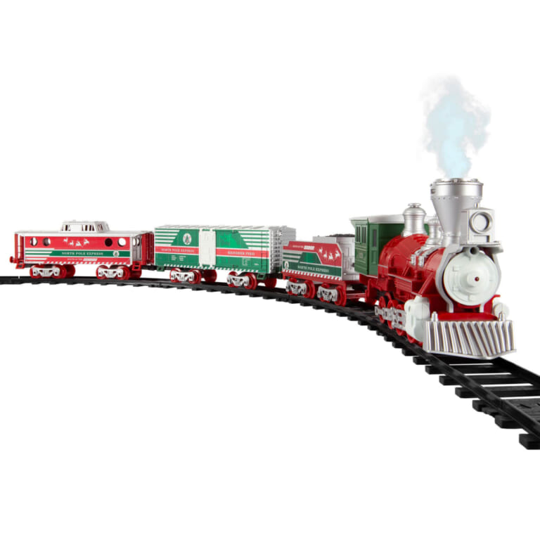 Lionel Trains 29-Piece North Pole Express Holiday Train Set for $50 + free shipping