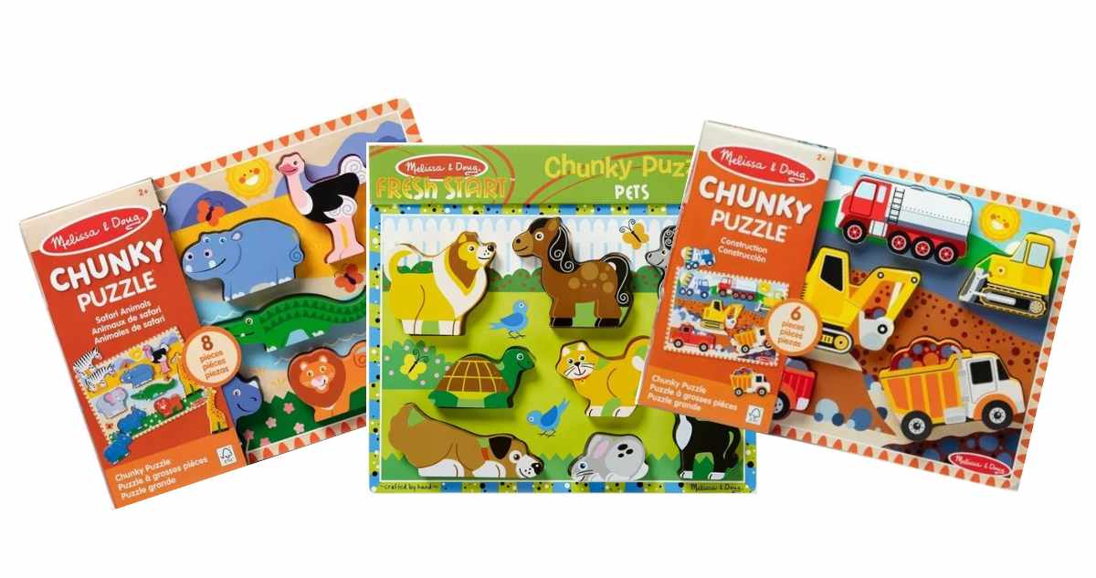 melissa and doug puzzles chunky