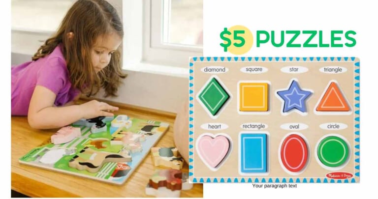 chunky melissa & doug puzzles
