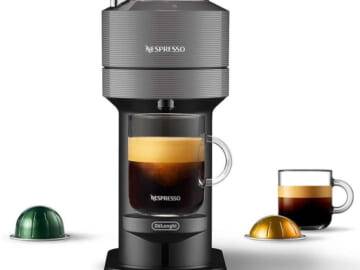 Refurb Nespresso Vertuo Next Espresso and Coffee Maker by DeLonghi for $97 + free shipping