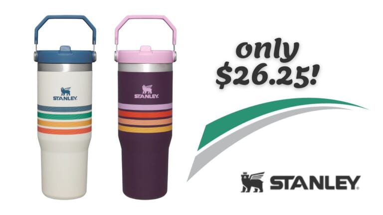 Stanley Retro Varsity IceFlow Flip 30oz. Tumbler Now $26.25!!