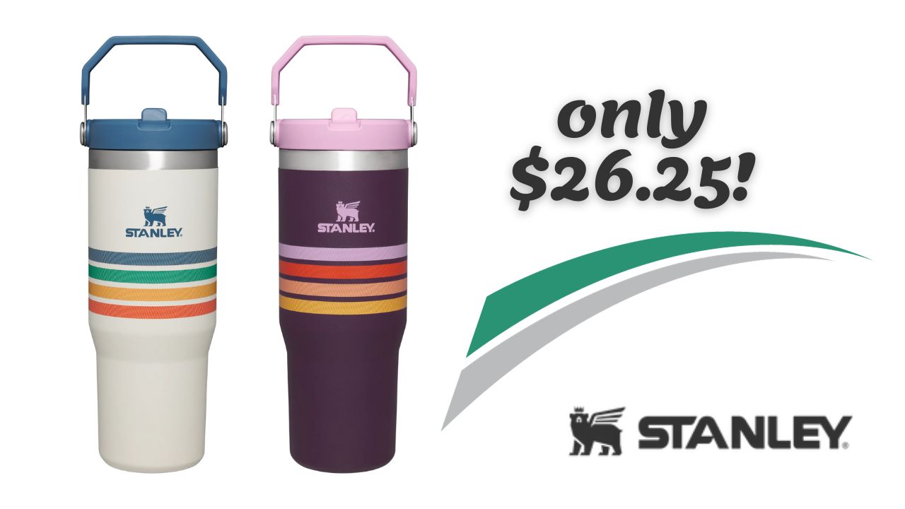 Stanley Retro Varsity IceFlow Flip 30oz. Tumbler Now $26.25!!