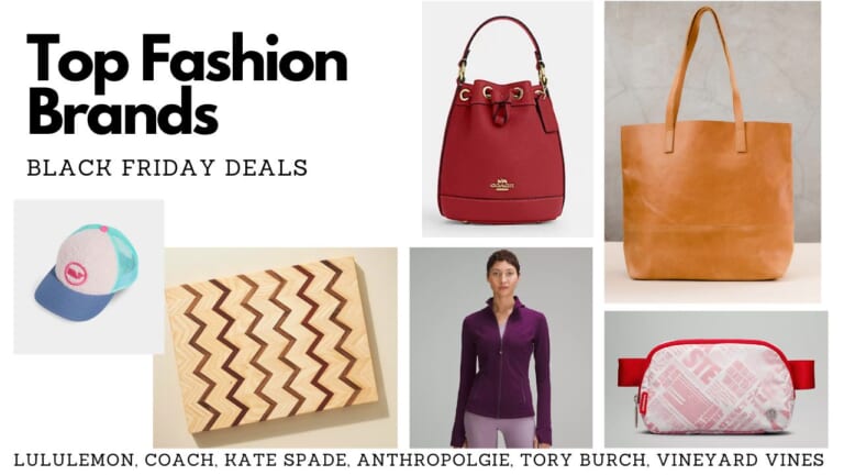 Top Fashion Brands Black Friday Deals | Lululemon, Kendra Scott, Coach & More