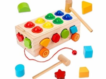 Wooden Shape Sorter 22-Piece Toy Set for just $7.49! {Black Friday Deal}