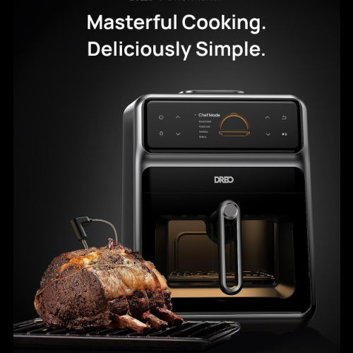 Amazon Black Friday! Dreo ChefMaker Combi Fryer, 6 Qt $215.40 Shipped Free (Reg. $359) – with Cook Probe, Water Atomizer, Accessories, & 3 Professional cooking modes