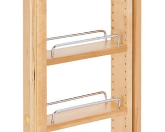 Rev-A-Shelf Pull-Out Wall Filler Cabinet Wooden Organizer for $109 + free shipping