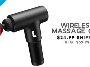 Prime Deal | Wireless Massage Gun $24.99 Shipped (Reg. $60)