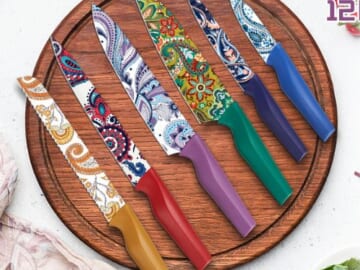 Amazon Black Friday! Paisley Pattern Knife 6-Pieces Set with Cover $19.99 After Coupon (Reg. $40) + Free Shipping – Prime Members Exclusive!
