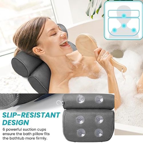 Amazon Black Friday! Bath Pillow Head, Neck and Back Support $11.54 After Coupon (Reg. $17) – Prime Members Exclusive!