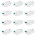 Sterilite 32 Qt Storage Box Container 12-Pack for $90 + free shipping