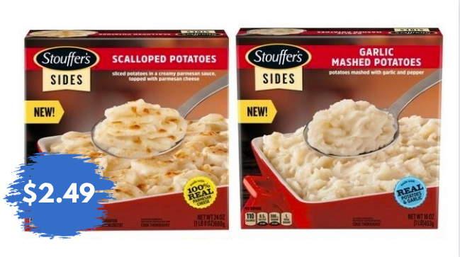 $2.49 Stouffer’s Sides at Kroger